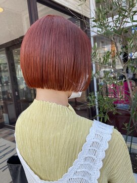 アース コアフュールボーテ 上越店(EARTH coiffure beaute) デザインインナーブリーチハイライトバレイヤージュ