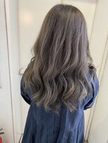 ヘアーデザイン リボン(hair design Ribon) ハイライトオリーブグレージュ