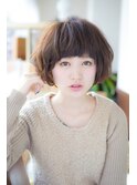 大人可愛い/ショコラアッシュ/ヘルシースタイル/ふんわりカール