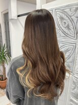 ハイエクステンション 京都駅前店(Hi-Extension)&nbsp;イヤリングカラー×ベージュ▼miho008