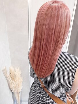 イルウィ(irwi) 【ブリーチ】デザインカラー　ピンクベージュカラー