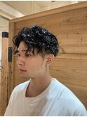 刈り上げスパイラルパーマ