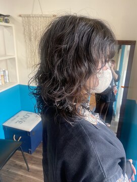 キキヘアメイク(kiki hair make) くるくるウルフヘア
