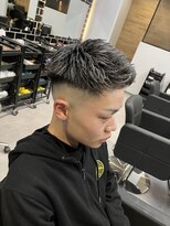 メンズ ラピス 横浜店(Men’sLapis) 短髪ホワイトメッシュ
