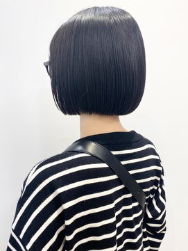 モリオフロムロンドン 松戸店(Morio from London) 【松戸　石山】黒髪コンパクトミニボブナチュラルボブ