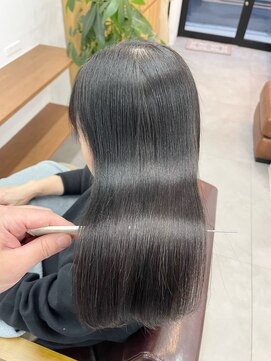 ランプ(Lamp) 髪質改善/白髪染め/酸熱サブリミックtr ビフォアー＆アフター