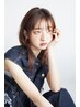 顔まわりストレート＋前髪カット＋集中トリートメント￥13750
