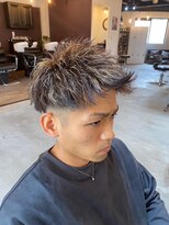 オーバー 町田店(OVER)&nbsp;メンズハイライト ハイトーン  メンズショート