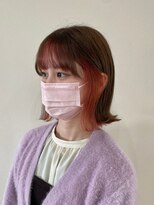 ラヴィズム 松崎店(LUVISM)&nbsp;髪質改善/セミロング/コテ巻き/ベージュ新潟東区松崎