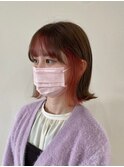 髪質改善/セミロング/コテ巻き/ベージュ新潟東区松崎