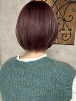 ルノン フィージュ(LUNON fieju)&nbsp;ピンクラベンダーカラー　ショート/ハイトーン/ブリーチ