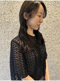 【three.中之島】韓国風前髪パーマ