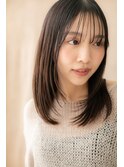 前下がりレイヤーカット美髪エアストレートZ北浦和20代30代40代