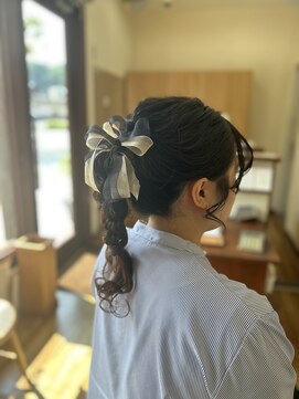 ココカラヘアー プラス(cococara‐hair plus) ポニテ×あみおろし
