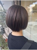 秋カラーバイオレット×スッキリショート
