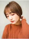 【GEEKS渋谷】小顔/マッシュショート/冬ヘア/キャラメルベージュ