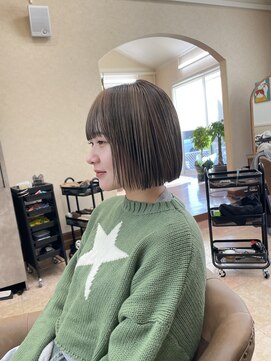 メルク(merc) カール/セミディ/シアーカラー/姫カット/ミニボブ