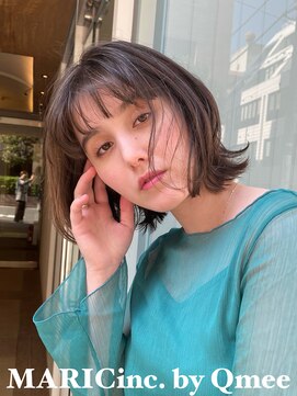 マリックインク バイ キューミー(MARIC inc. by Qmee) 【マリコ】レイヤーカット/切りっぱなしボブ/外ハネボブ