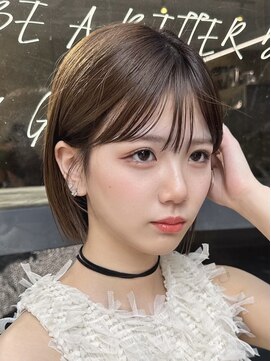 ロンドブルーム 天神大名店(Lond Bloom) 10代20代30代韓国ボブ髪質改善切りっぱなしボブ似合わせカット