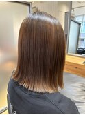 切りっぱなしボブ