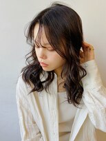 ガーデン 銀座(GARDEN)&nbsp;デジタルパーマ ブルーブラック イメチェン 垢抜けヘア