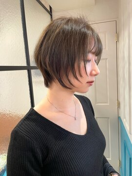 ロンドロゼ 池袋(Lond rose) ♪ミニウルフレイヤーカット顔周り前髪韓国ショートボブ/池袋