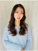 《Agu hair》薄めおろしバング×numberA.ケアオイルスリーク