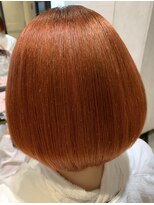 エイト プラット 渋谷2号店(EIGHT plat)&nbsp;オレンジ　Wカラー　ケアブリーチ　1/17