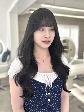 アイシー 表参道(ICY) オリーブグレージュ/レイヤーカット/くびれヘア/韓国ヘア