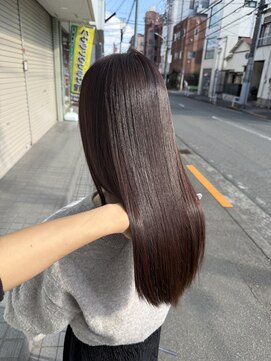 ナポ 八王子店(Napo) 髪質改善ストレートとラベンダーブラウン