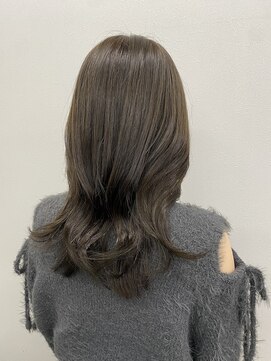 コード 四条河原町駅店(CHORD) ダブルカラー/ブリーチなし/オリーブベージュ/韓国風