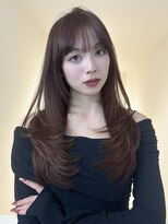 アイトーキョーエス 渋谷(AI TOKYO S)&nbsp;ピンクベージュ/前髪/渋谷/イメチェン/レイヤーカット