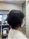 ショートウルフ/ツヤカラー/守谷美容室