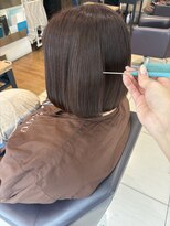 ビーバイシージャストビューティー(B by C just beauty)&nbsp;艶髪　オージュア　髪質改善　ラベンダーブラウン　白髪ぼかし