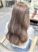 ブリーチ1回ミルクティーグレージュ ヨシンモリヘア【八王子】