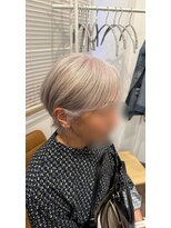 アトレ 南堀江店(attrait) 白髪染め→白髪100%