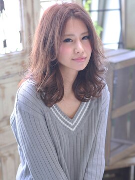 ラファンジュ ヘアー クレオ(Rohange hair Creo) 【Creo】セクシーコケティッシュミディ#小顔#ハイライトカラー