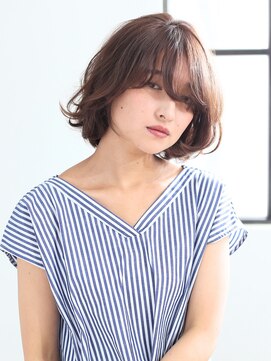 アリュウル 表参道(ALLURE) 【Allure】温感×ダークモカ  暗髪ボブ  水越