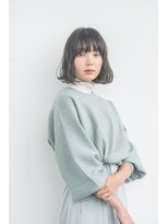 モッズ ヘア 富山店&nbsp;ボブ　1　毛先にニュアンスパーマ　ゆる巻き