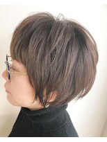 アオヘアーガーデン(ao hair garden)&nbsp;【ao hair garden】ショートボブ×オリーブグレージュ