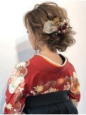 卒業式ヘアセット