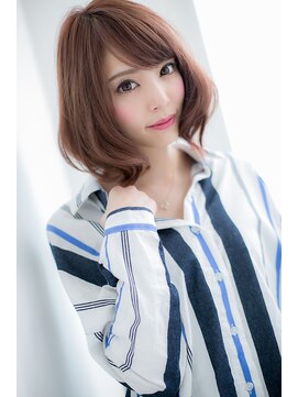 ブリング バイ スノードロップ 吉祥寺(BRING by Snowdrop) 前髪/マチルダボブ/ピンクベージュ/インナーグレージュ/吉祥寺