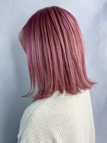 アイティー バイ アルバム 中野店(IT by ALBUM) ピンクボブ_くびれヘアビタミンカラーメルティカラー_ba373171