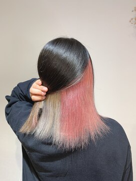 エー(...a) インナーピンク、シルバー