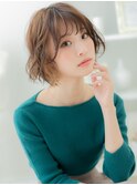 ツートンカラー韓国風ゆるふわボブウルフTb5上尾20代30代40代