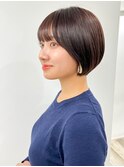 【長谷川】ぱっつんバングショートボブ
