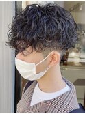 波巻きスパイラルパーマツイストパーマメンズマッシュパーマ