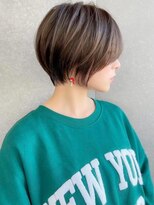 ロンドエニカ 大宮(Lond enika)&nbsp;前髪パーマアッシュカラーレイヤーロンググレーベージュ[大宮]