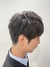 メンズカット+シェービング+眉毛カット　￥4,300→￥4,100