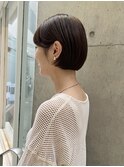 ミニボブぷつっとボブ切りっぱなしボブ
